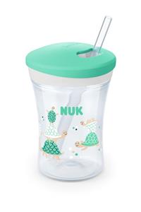 Nuk Yeni Action Cup Evo 230ml Pipetli Suluk Yeşil