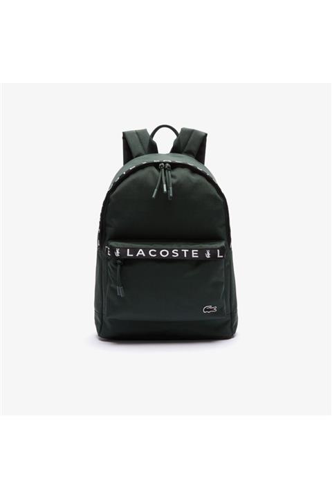 Lacoste Neocroc Seasonal Erkek Baskılı Yeşil Sırt Çantası