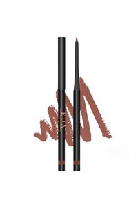 EDA LUXURY BEAUTY Kahverengi Automatic Lipliner Lüks Kremsi Yumuşak Kontür Dudak Kalemi Waterproof Vegan Lip Pencil