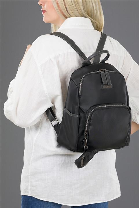Newish Polo Kadın Saten Kumaş Su Geçirmez Cüzdanlı Sırt Çantası