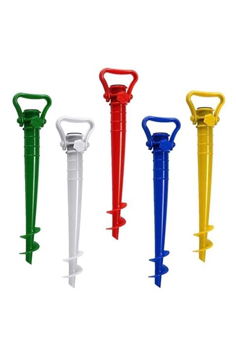 ne güzel Bahçe Ve Plaj Şemsiyesi Kazığı, Kuma Toprağa Tutturma Ve Takma Aparatı 1 Adet