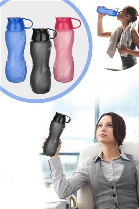 GAT Shop Sağlıklı Zinde Yaşam Için Polikarbon Fitness Sporcu Su Matarası Suluk 750 ml Bpa Içermez