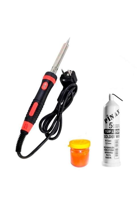 YDGR 60w Profesyonel Lehim Makinesi Kalem Havya Lehim Teli Pastası