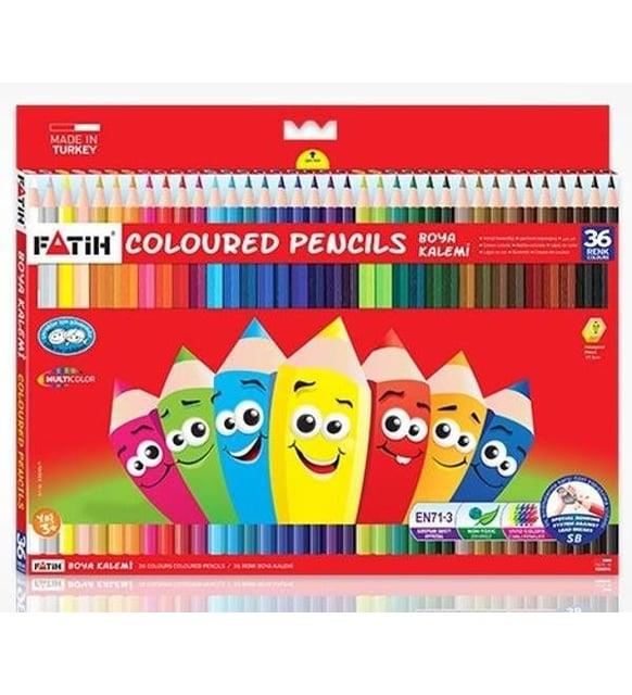 Fatih Kuru Boya 36 Renk Tam Boy