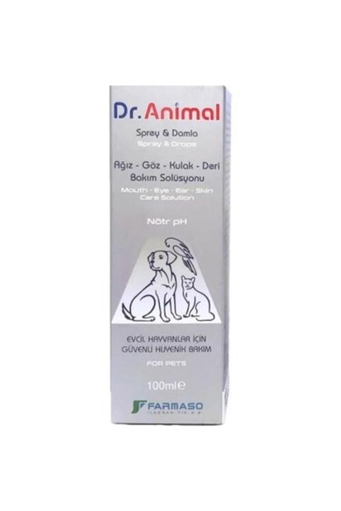 Dr. Animal Dr Animal Ağız, Göz, Kulak, Deri Bakım Losyonu Ve Dezenfektan 100ml