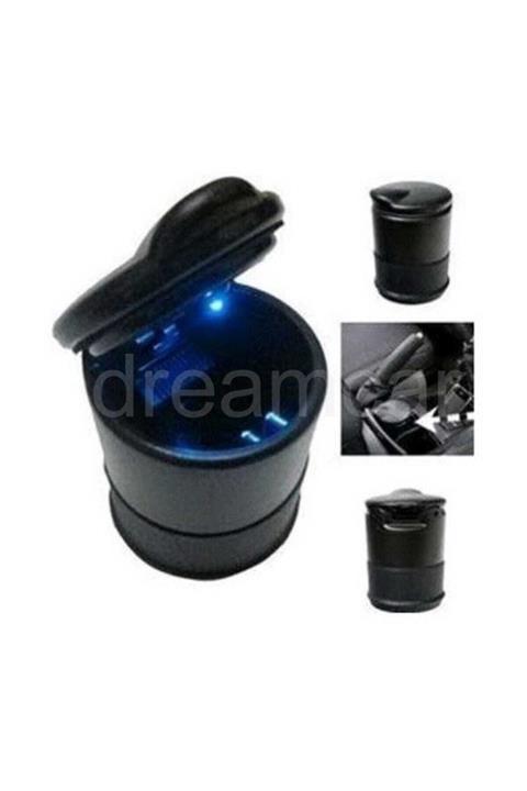 Dreamcar Magnum Mavi Led Işık Metal Gövdeli Silikon Taban Küllük