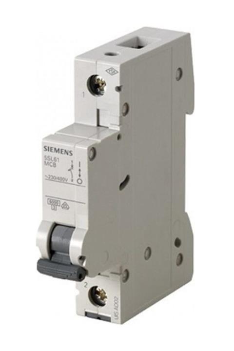 Siemens 5sl6120-6ya 1 Fazlı 20 Amper B Tipi Çabuk Karakterli 6ka Otomatik Sigorta