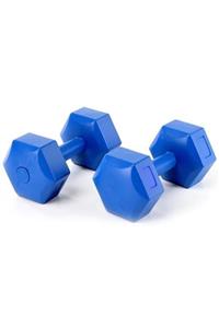 REALSELF Dm01 Mrt Spor Dambıl 1 Kg X 2 Adet Deluxe Pvc Kaplama Dumbell 1 Çift Dumbell Ağırlık Seti