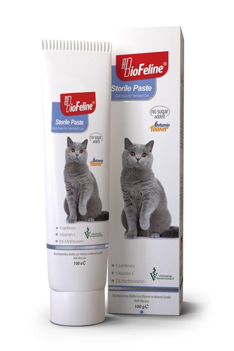 BioFeline Sterile Paste 100 gr (Kısırlaştırılmış Kedilere Özel Multivitaminli Malt Macunu)