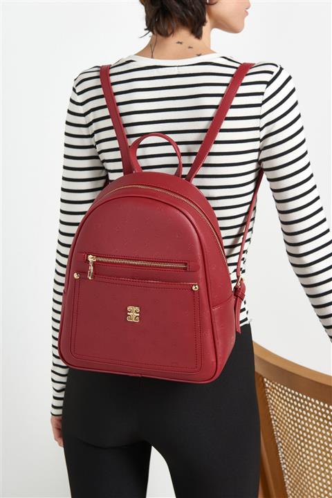 Pierre Cardin Kırmızı Print Sırt Çantası 05PO21Y1499