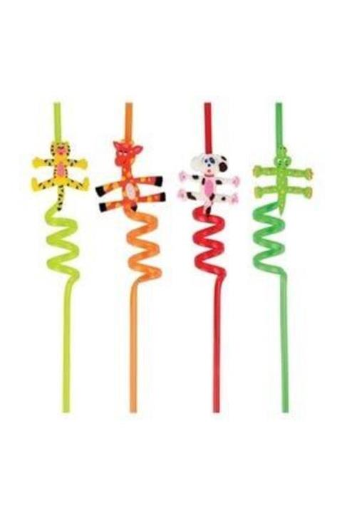 Besa Barones Dekoratif Figürlü Pipet 4'lü Pipet