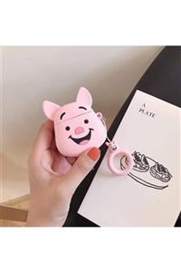 MY MÜRDÜM Sevimli Winnie The Pooh Piglet Airpods Kılıfı 1. Ve 2. Nesil Uyumlu