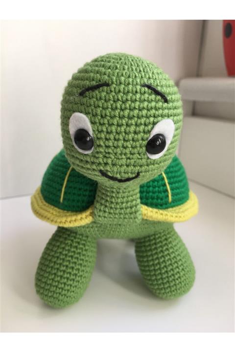 Kukaoyuncak Amigurumi Oyuncak Kaplumbağa Tospik 15 Cm