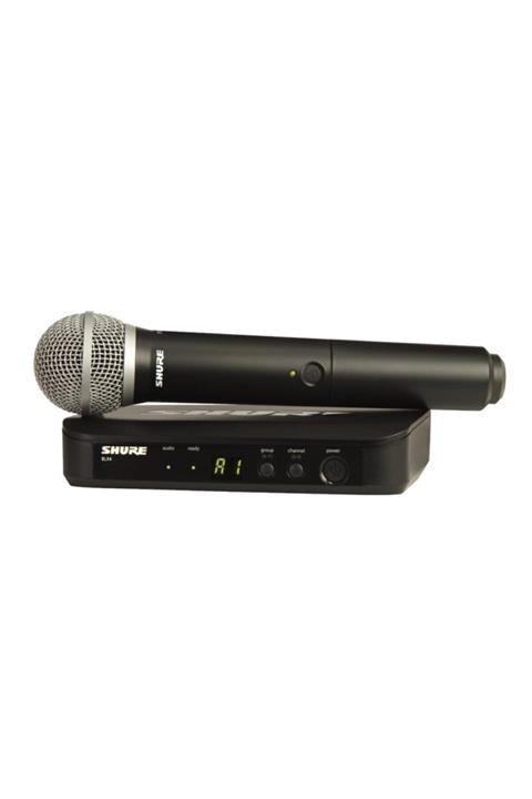 Shure Blx 24e / Pg 58 Tek El Telsiz Mikrofon