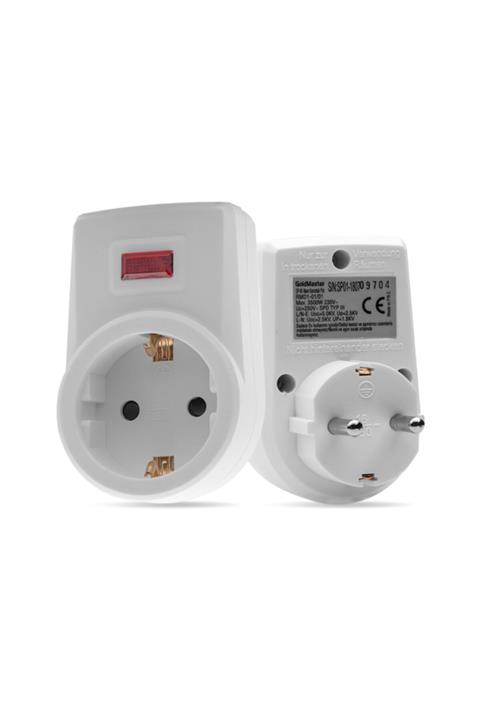 GOLDMASTER Akım Çocuk Korumalı Tekli Priz