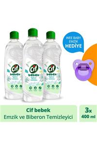 Cif Bebek Emzik Ve Biberon Temizleyici 400 Ml X 3 Adet