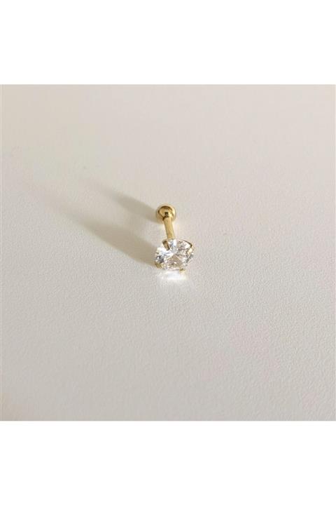 Bylin Takı Kadın Tek Taş Küpe