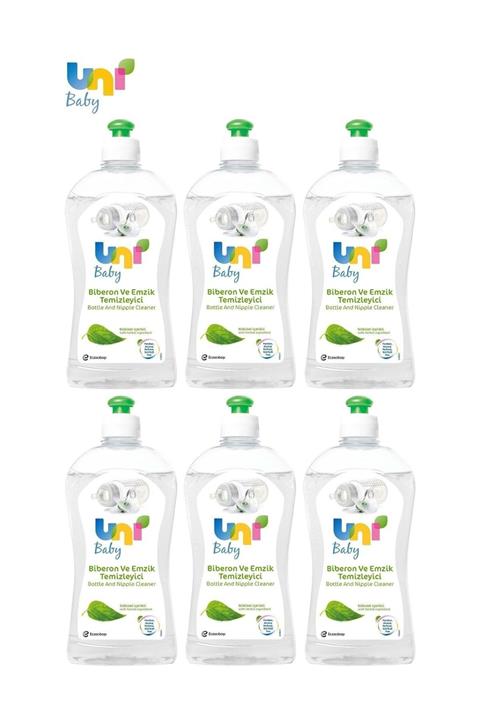 Uni Baby Biberon Ve Emzik Temizleyici 500Ml (Yeni) 6 lı Set