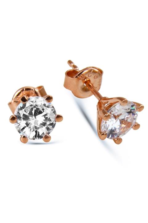 Argentum Concept Gümüş Rose Tektaş Küpe - K028901