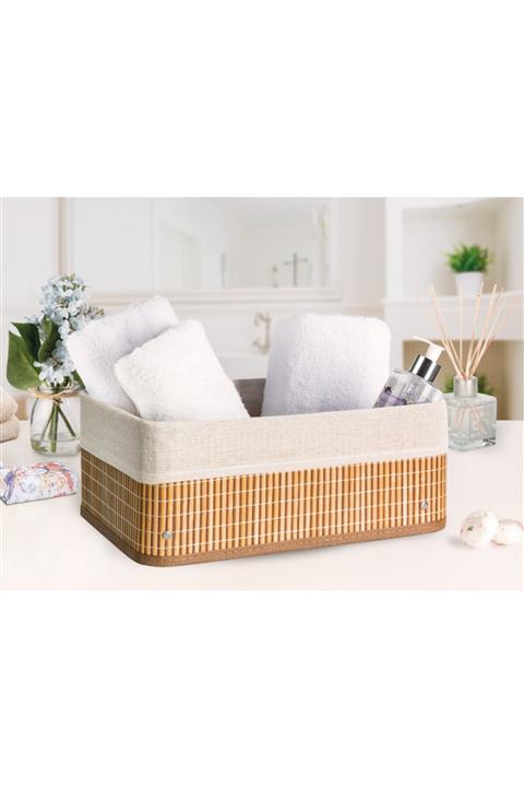 English Home Urbann Katlanabilir Sepet 36x26x14 Cm Kahve