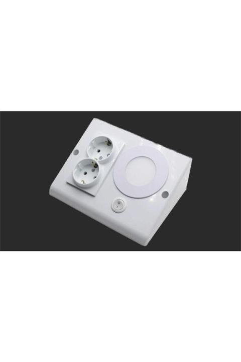 inteknoloji Mutfak Dolap Altı Tezgah Prizi Led Spot (beyaz) Işık Rengi Beyaz
