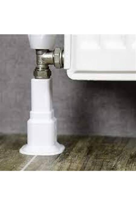 PartiAsya Beyaz  Petek Radyatör Boru Gizleme Ayağı