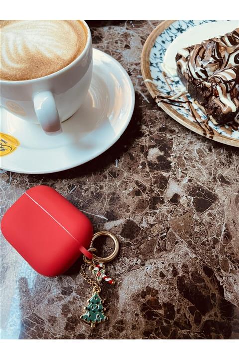 HEYO COVER Airpods Pro Uyumlu Christmas Aksesuarlı Silikon Kılıf