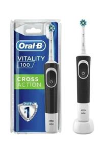 OralBD100 Şarj Edilebilir Diş Fırçası Cross Action Siyah