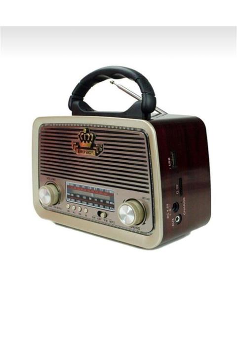 Mastertech Rt-301 Nostalji Bluetooth Radyo ,usb, Sd , Mp3 Player-everton