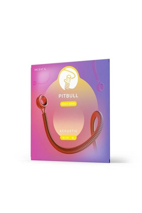 Pitbull Strings l Venüs Akustik Gitar Teli Vag Sl 10-47 Super Light