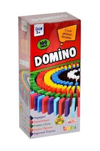 BEMİ Eğitici Oyun Domino 100 Parça Ahşap