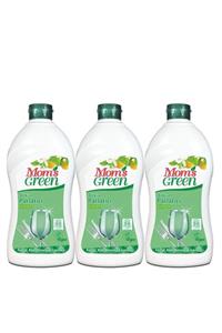 Mom's Green 3'lü Bitkisel Bulaşık Parlatıcısı - Limon 3*500 Ml