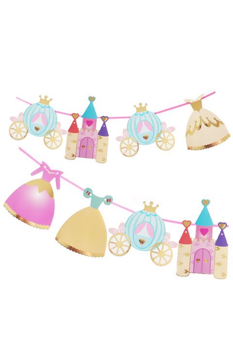Big Party Prenses Şatolu Banner 7 'li 2 Metre