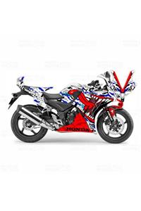 monero Honda Cbr 250 R Asphalt Monster Sticker Set Beyaz