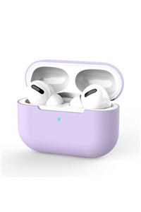 Bilişim Aksesuar Airpods Pro Uyumlu Lila Silikon Kılıf