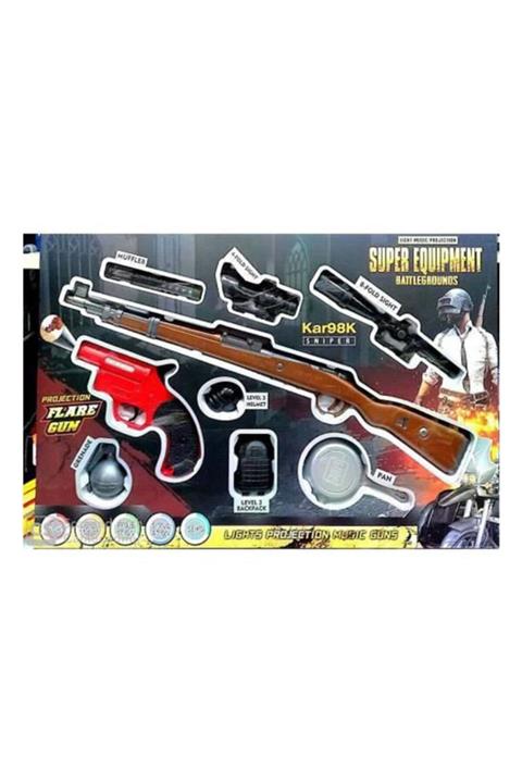 CanEm Oyuncak Pubg Savaş Kar98 Keskin Nişancı Saldırı Oyun Seti