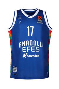 bilcee Anadolu Efes Mavi Unisex Küresel Amaçlar Taraftar Forması 21/22