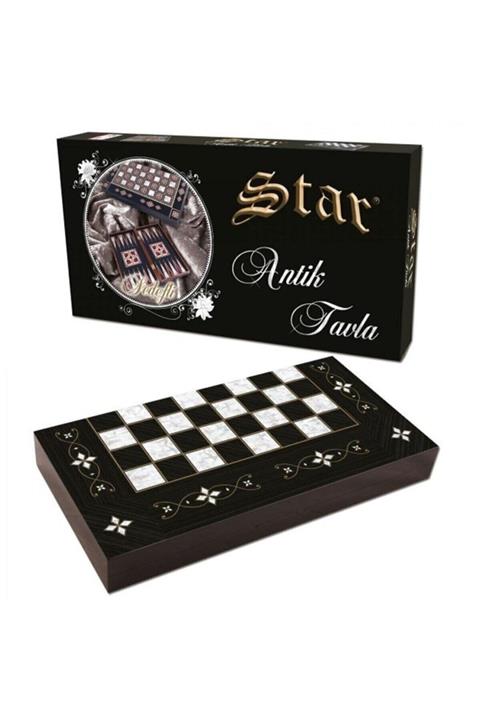 Star Oyun Polyester Antik Mine Tavla Takımı