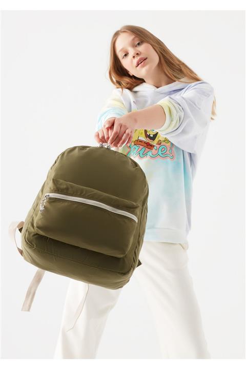 Mavi Yeşil Kanvas Sırt Çantası 198142-32134