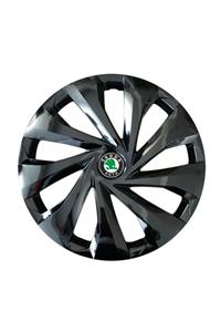 JANTEST Skoda 14'' Inc Kırılmaz Esnek Jant Kapağı 4 Adet