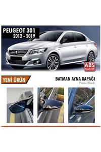 autovision Peugeot 301 Batman Yarasa Ayna Kapağı Piano Black