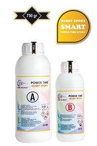 POWER TIME EPOXY Hobby Epoxy Smart/ Şeffaf Epoksi Reçine Ince Döküm (750 GRAM)