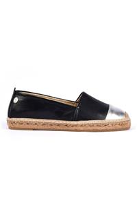Su Espadril Espadril Audrey Siyah Düz Ayakkabı