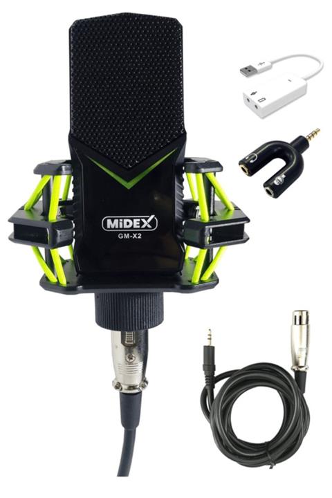 Midex Gmx-2 Condenser Stüdyo Mikrofonu Pc ve Telefon