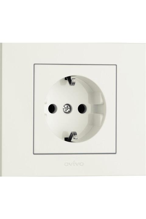 OVİVO Grano Model Beyaz Piriz