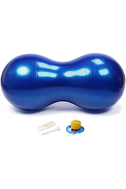 Leyaton Pilates Topu Fıstık Top Egzersiz Fitnes Spor Aleti Pilates Top Plates Topu