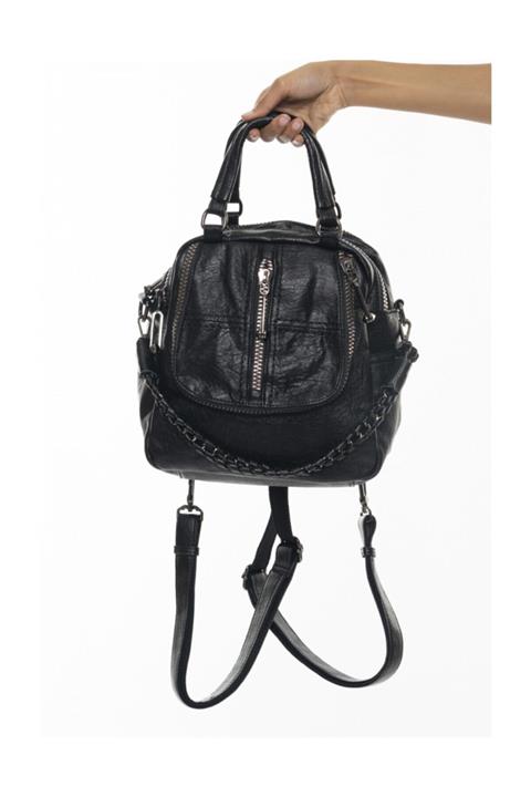 Matthew Cox Kadın Siyah Sırt Çantası 893