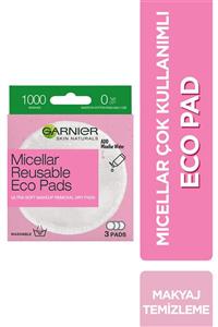 Garnier Micellar Çok Kullanımlı Eco Pad – 3’lü Makyaj Temizleme Pedi