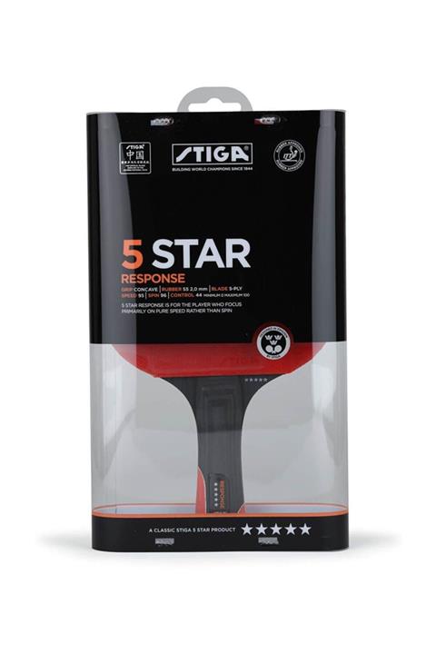 STIGA Response 5 Yıldız Profesyonel Masa Tenisi Raketi 1321-01