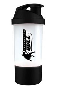 Raging Bull Toz Saklama Hazneli Shaker Siyah 500ml